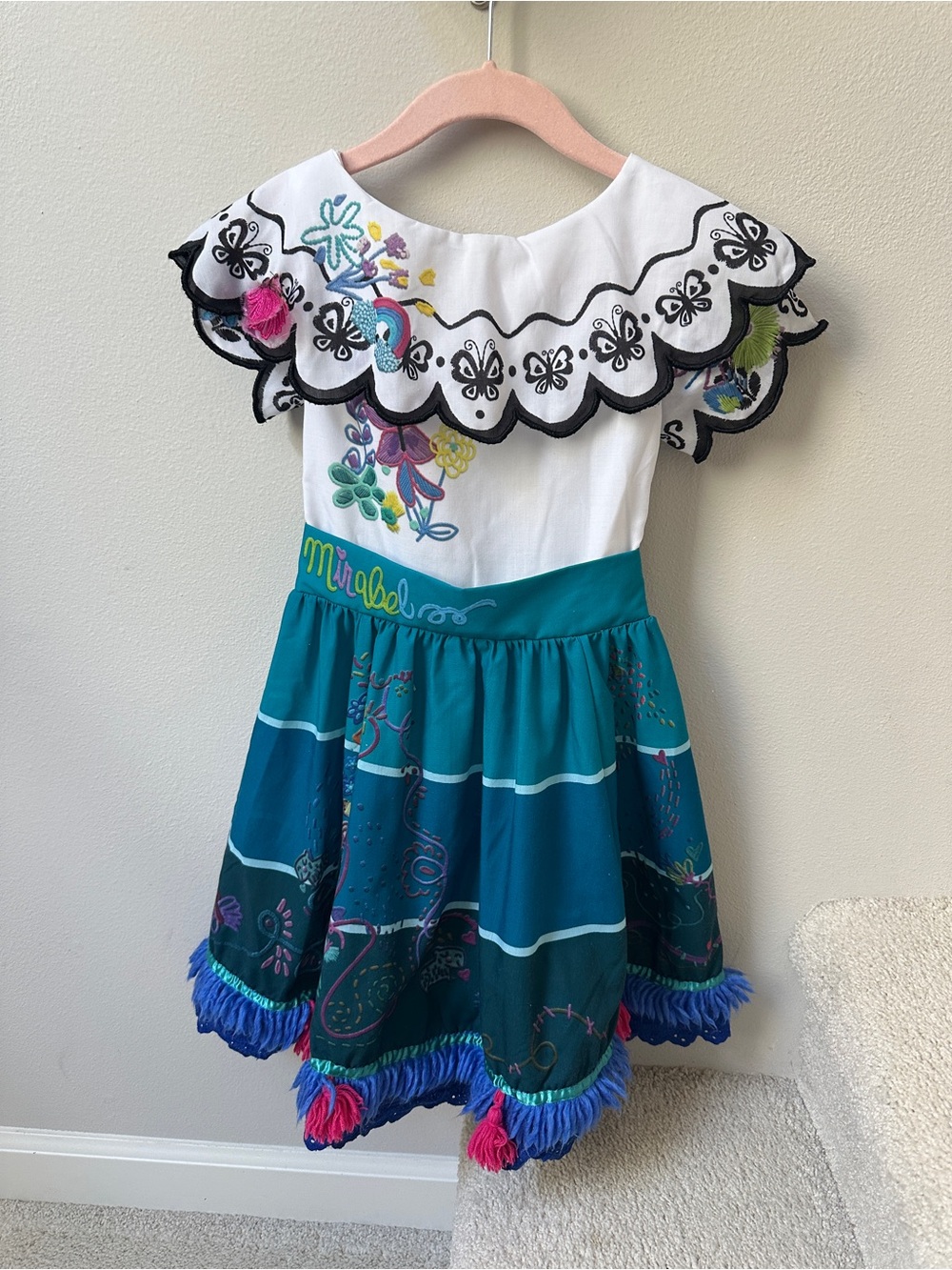 Disney Encanto inspired Mirabel Girls Play Costume Size 3T